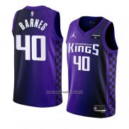 Maglia Sacramento Kings Harrison Barnes #40 Statement 2023-24 Viola