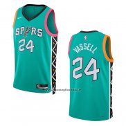 Maglia San Antonio Spurs Devin Vassell #24 Citta 2022-23 Verde