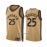 Maglia Toronto Raptors Chris Boucher #25 Citta 2023-24 Or