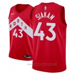 Maglia Toronto Raptors Pascal Siakam NO 43 Earned 2018-19 Rosso