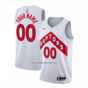 Maglia Toronto Raptors Personalizzate Association 2020-21 Bianco