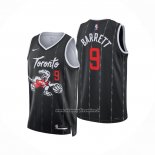 Maglia Toronto Raptors Rj Barrett No 9 Citta 2025-26 Nero