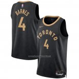 Maglia Toronto Raptors Scottie Barnes #4 Citta 2022-23 Nero