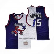 Maglia Toronto Raptors Vince Carter #15 Split Edition Viola Bianco