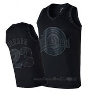 Maglia Tune Squad Michael Jordan NO 23 Nero