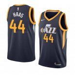 Maglia Utah Jazz Isaac Haas NO 44 Icon 2018 Blu