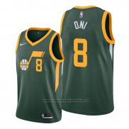 Maglia Utah Jazz Miye Oni NO 8 Earned 2019-20 Verde