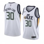 Maglia Utah Jazz Naz Mitrou-Long NO 30 Association 2018 Bianco
