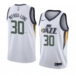 Maglia Utah Jazz Naz Mitrou-Long NO 30 Association 2018 Bianco