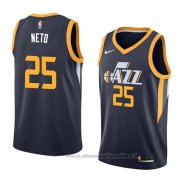 Maglia Utah Jazz Raul Neto NO 25 Icon 2018 Blu