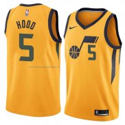 Maglia Utah Jazz Rodney Hood NO 5 Statement 2018 Giallo