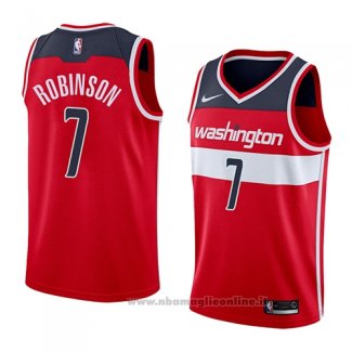 Maglia Washington Wizards Devin Robinson NO 7 Icon 2018 Rosso