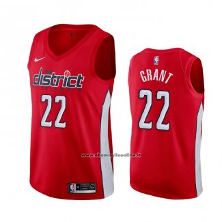 Maglia Washington Wizards Jerian Grant #22 Earned 2020 Rosso