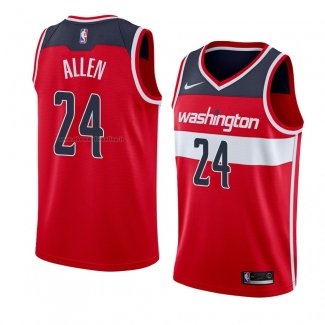 Maglia Washington Wizards Lavoy Allen NO 24 Icon 2018 Rosso