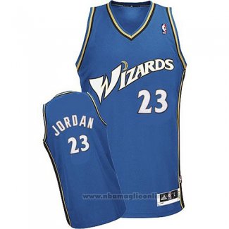 Maglia Washington Wizards Michael Jordan NO 23 Throwback Blu