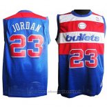 Maglia Washington Wizards Michael Jordan #23 Throwback Blu2