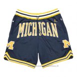 Pantaloncini Air Jordan Just Don NCAA Michigan Blu