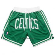 Pantaloncini Boston Celtics Just Don Verde