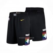 Pantaloncini Denver Nuggets Citta 2025-26 Nero