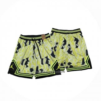 Pantaloncini Jordan Just Don 2025 Giallo Nero