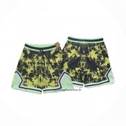 Pantaloncini Jordan Just Don Verde Giallo