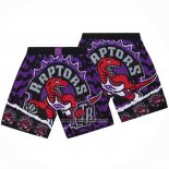 Pantaloncini Toronto Raptors Mitchell & Ness Nero Viola