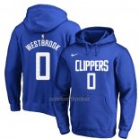 Felpa con Cappuccio Los Angeles Clippers Russell Westbrook Icon Blu