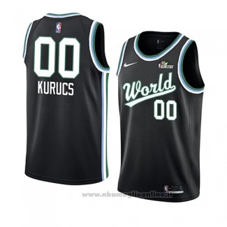 Maglia 2019 Rising Star Rodions Kurucs NO 00 World Nero