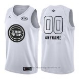 Maglia All Star 2018 Detroit Pistons Nike Personalizzate Bianco