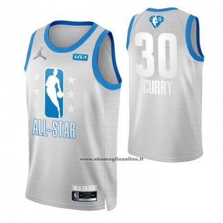 Maglia All Star 2022 Golden State Warriors Stephen Curry #30 Grigio