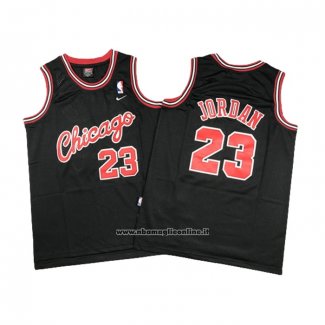 Maglia Bambino Chicago Bulls Michael Jordan #23 Nero4