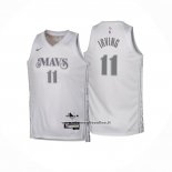 Maglia Bambino Dallas Mavericks Kyrie Irving #11 Citta 2024-25 Bianco