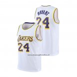 Maglia Bambino Los Angeles Lakers Kobe Bryant No 24 Bianco