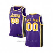 Maglia Bambino Los Angeles Lakers Personalizzate Statement 2018-19 Viola