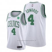 Maglia Boston Celtics Carsen Edwards NO 4 Association 2019-20 Bianco