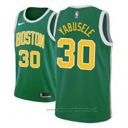 Maglia Boston Celtics Guerschon Yabusele NO 30 Earned 2018-19 Verde