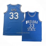 Maglia Boston Celtics Larry Bird #33 Throwback Blu