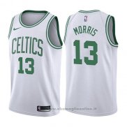 Maglia Boston Celtics Marcus Morris NO 13 Association 2017-18 Bianco