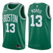 Maglia Boston Celtics Marcus Morris NO 13 Icon 2017-18 Verde