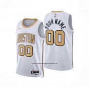 Maglia Boston Celtics Personalizzate Citta 2025-26 Bianco