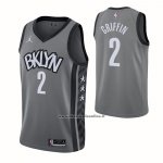 Maglia Brooklyn Nets Blake Griffin #2 Statement 2021 Grigio