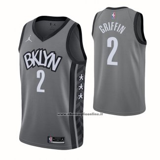 Maglia Brooklyn Nets Blake Griffin #2 Statement 2021 Grigio