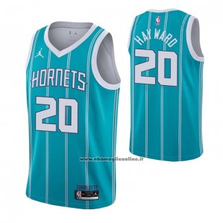 Maglia Charlotte Hornets Gordon Hayward #20 Icon 2020-21 Verde