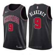 Maglia Chicago Bulls Antonio Blakeney NO 9 Statement 2017-18 Nero