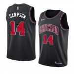 Maglia Chicago Bulls Jakarr Sampson NO 14 Statement 2018 Nero