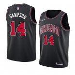 Maglia Chicago Bulls Jakarr Sampson NO 14 Statement 2018 Nero