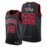 Maglia Chicago Bulls Kris Dunn NO 32 Statement Edition Nero