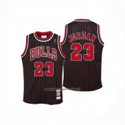 Maglia Chicago Bulls Michael Jordan No 23 Autentico 1996-97 Nero
