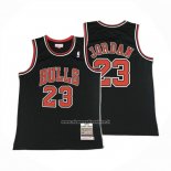 Maglia Chicago Bulls Michael Jordan No 23 Autentico 1997-98 Nero