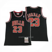 Maglia Chicago Bulls Michael Jordan No 23 Autentico 1997-98 Nero